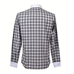 Brunello Cucinelli // Button-Up Shirt // Black + White (XS)