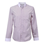 Brunello Cucinelli // Button-Up Shirt // White + Brown (XS)