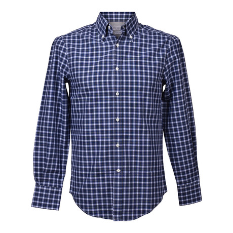 Brunello Cucinelli // Button-Up Shirt // Dark Blue (XS)