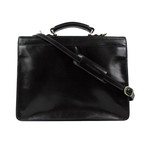 Arthur // Leather Briefcase // Black