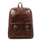 The Divine Comedy // Leather Backpack // Dark Brown