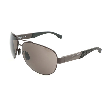 Men's 0915 Sunglasses // Matte Brown + Black