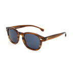 Men's 0999 Sunglasses // Striped Brown