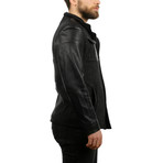 Jax Leather Jacket // Black (XS)