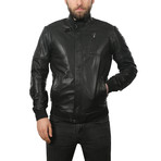 Turan Leather Jacket // Black (XL)