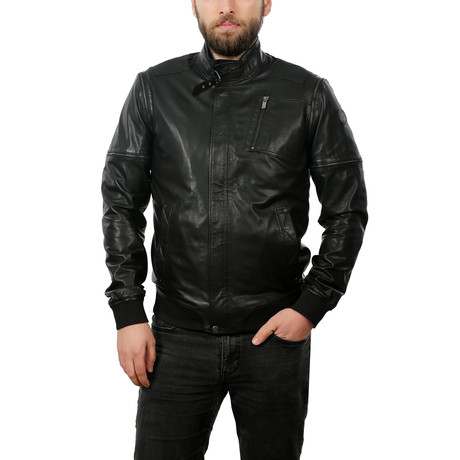 Turan Leather Jacket // Black (XS)