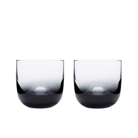 Tank Whiskey Glass // Set of 2 // Black