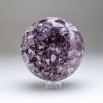 Genuine Polished Amethyst Geode Sphere v.1