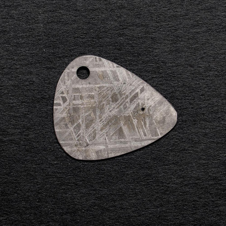 Genuine Seymchan Meteorite Guitar Pick Pendant