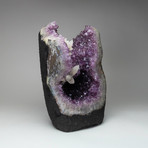 Genuine Amethyst Cluster Geode + Calcite