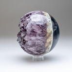 Genuine Polished Amethyst Geode Sphere v.1