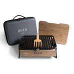 HERO™ Portable Charcoal Grill Bundle