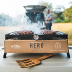 HERO™ Portable Charcoal Grill Bundle
