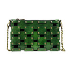 Gone Girl // Leather Clutch // Green