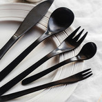 Japanese Flatware // Black