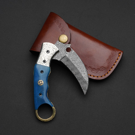 Engraved Folding Knife