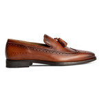 Sanders Tassel Loafer // Cognac (US: 9.5)