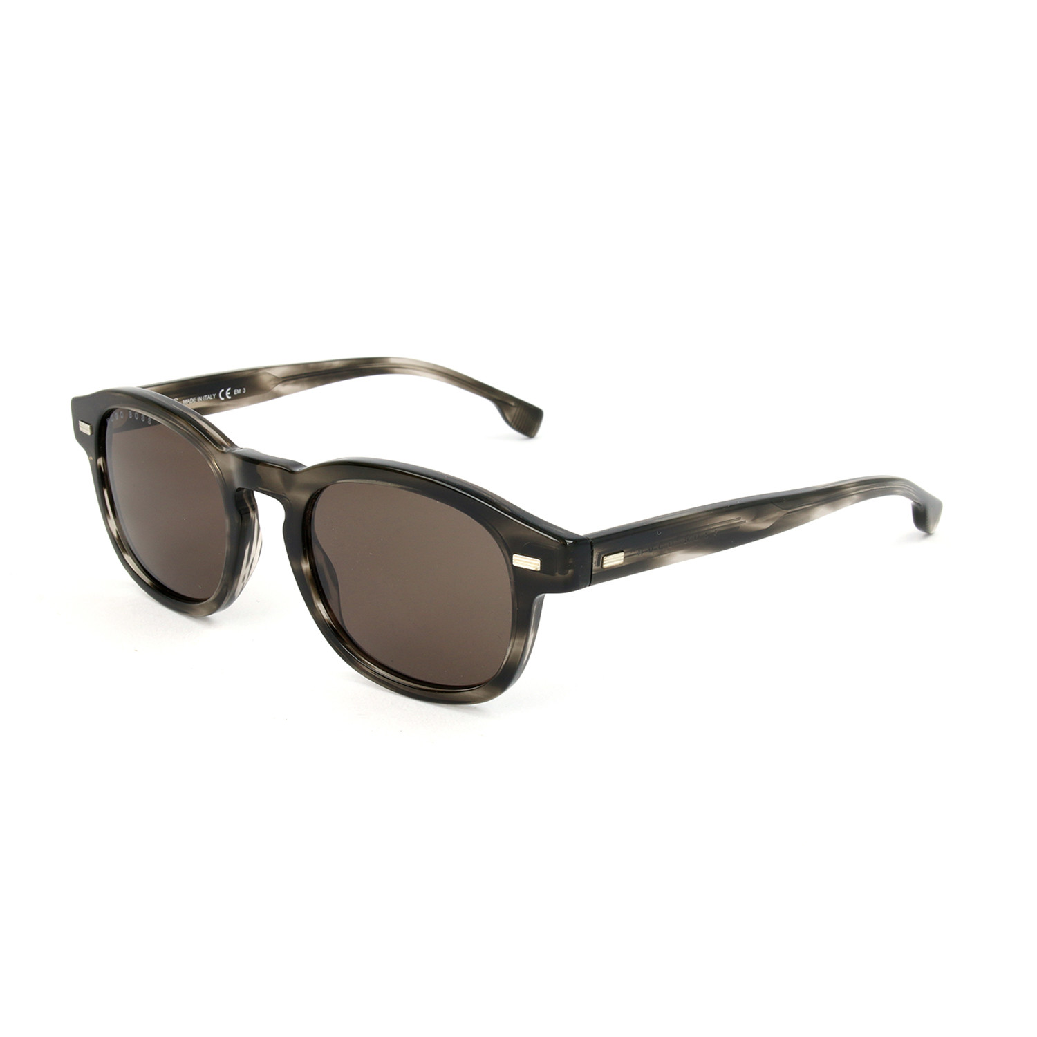 Men's 0999 Sunglasses // Striped Gray - Hugo Boss - Touch of Modern