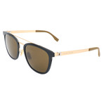 Men's 0861 Sunglasses // Black + Gold