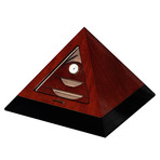 Pyramid Humidor // Brown