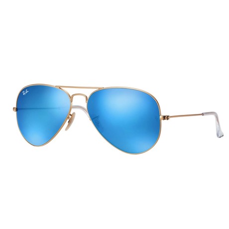 Unisex Aviator Sunglasses // Blue