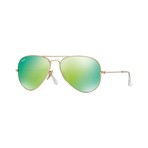 Unisex Aviator Sunglasses // Green
