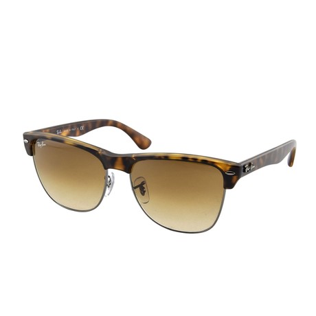 Unisex Oversized Clubmaster Sunglasses // Brown