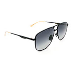 Men's GG0336S-002 Aviator Sunglasses // Black + Gray Gradient