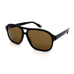 Men's GG0475S-001 Sunglasses // Black + Brown