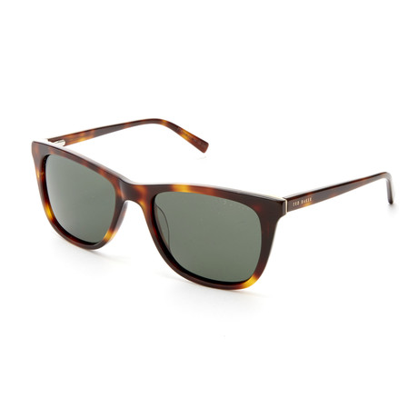 Men's Square Polarized Sunglasses II // Tortoise