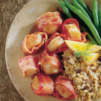 Bacon Wrapped Delights (2 lb Scallops + 4 lb Shrimp)