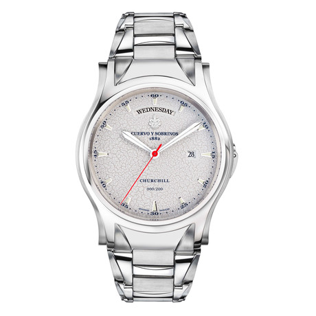 Cuervo y Sobrinos Robusto Day Date Churchill Automatic // 2810.1CGT