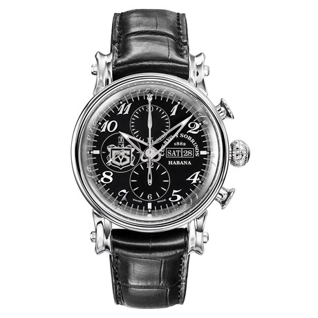 Cuervo y Sobrinos Pirata Chronograph Automatic // 3051.1NDD