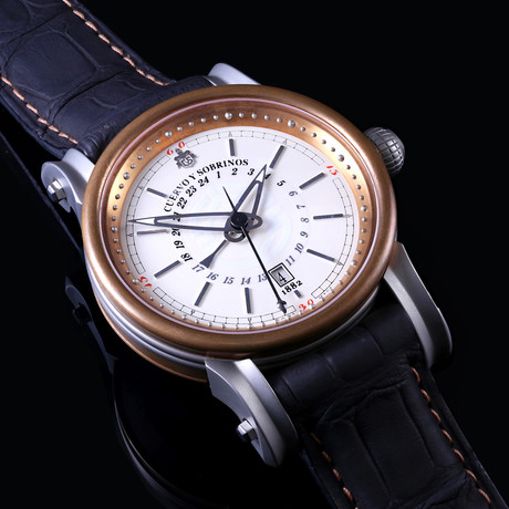 Cuervo y Sobrinos Pirata GMT Automatic // 3052.5WGMT