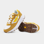 Silver Shadow Sneakers // Mustard + White + Yellow (36)