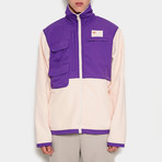 Sentinental Fleece // Sand Dollar + Purple Corallites (XS)