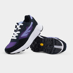 Silver Shadow Sneakers // Charcoal + Purple + Black + Lavender (36)