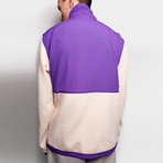 Sentinental Fleece // Sand Dollar + Purple Corallites (XS)