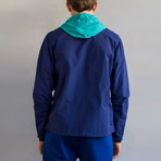 Range Over Shirt // Blue + Green + Blue Slate (XS)