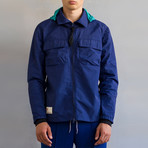 Range Over Shirt // Blue + Green + Blue Slate (XS)