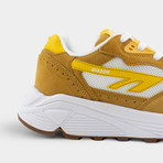 Silver Shadow Sneakers // Mustard + White + Yellow (36)