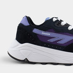 Silver Shadow Sneakers // Charcoal + Purple + Black + Lavender (36)