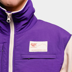 Sentinental Fleece // Sand Dollar + Purple Corallites (XS)