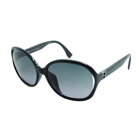 Women's Sunglasses // Black + Gray Mirror
