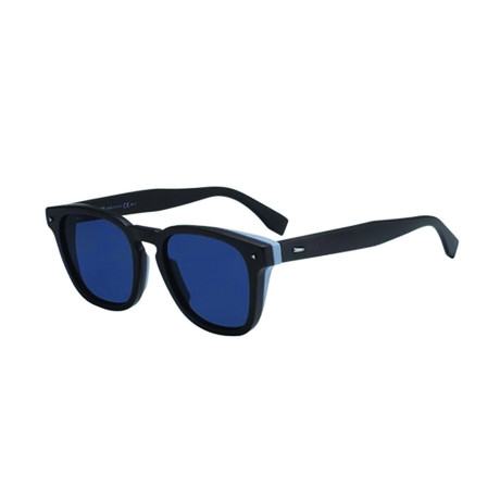 Men's Sunglasses // Black + Blue