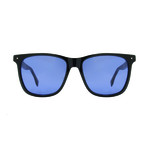 Fendi // Men's Square Sunglasses // Black + Blue