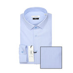 Woven Shirt // White + Light Blue (42)