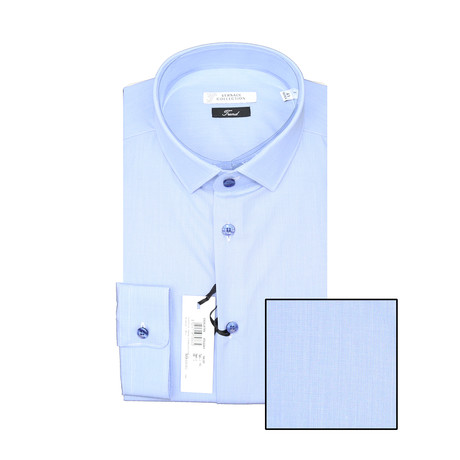 Woven Shirt // White + Blue (39)