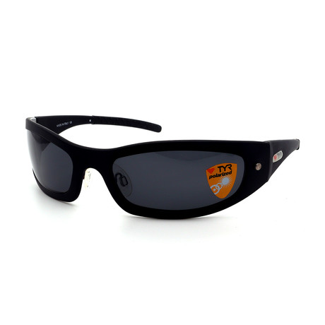 Unisex Slammer TR110802 Polarized Sunglasses // Brushed Black