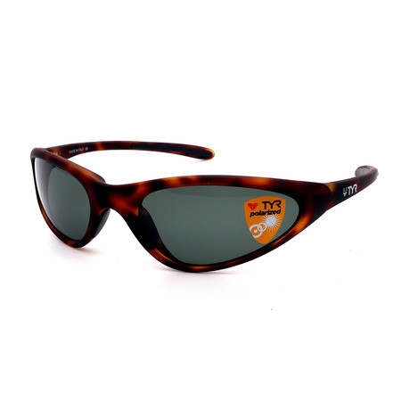 Unisex Topanga TR226114 Polarized Sunglasses // Tortoise + Green